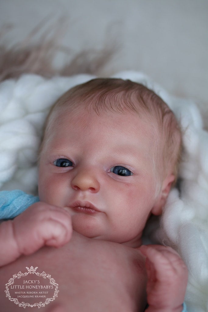 Realborn Owen Awake Reborn Baby Dolls by MyHeartIsInVermont Reborn Artist